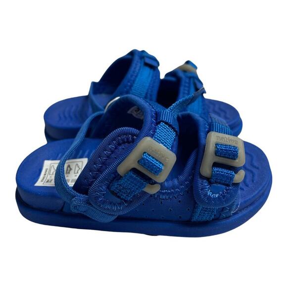 Native Davis Blue Slingback Sandals Toddler Baby Size 5 NWT - Picture 1 of 9